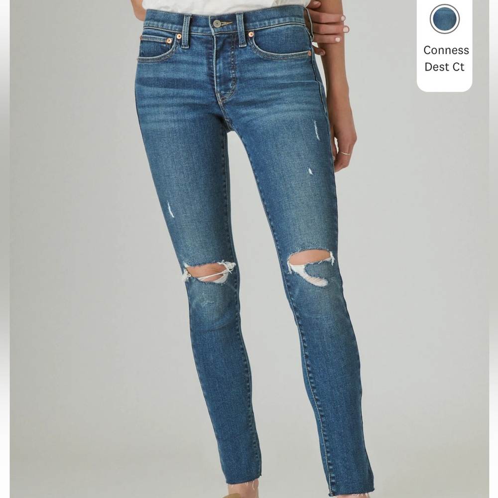 Lucky Mid Rise Ava Skinny Jean Size 10/30